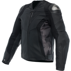 DAINESE Avro Leather Jacket, Men's motorcycle, Black-Anthracite