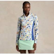 Polo Ralph Lauren RLX Printed 1/4 ZiP Air Flow Long Sleeve Pullover Womens Floral Bouquet Print