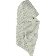 Green - Women Balaclavas MM6 Maison Margiela Gray Rolling Balaclava 962 Grey