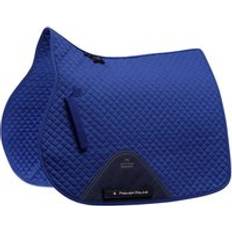 Selle e Accessori Cuscinetto da sella per cavalli in cotone liscio Premier Equine Pony Bleu