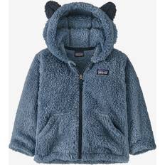 Patagonia Fleece Jassen Patagonia Baby Furry Friends Hoody - Utility Blue