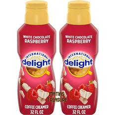 International Delight White Chocolate Raspberry Coffee Creamer, 32 fl oz 2 Pack 32fl oz 2pack