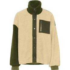 CULTURE Cutally Teddy Fleece Jacket Kvinde Olive Night Overgangsjakker hos Magasin