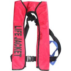 S Life Jackets Bysion (Red) Automatic Life jacket 150N Life Jacket Buoyancy Aid Water Sports