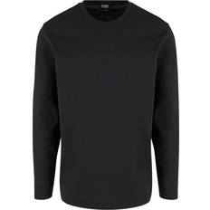 Urban Classics Herr Skjortor Urban Classics Långärmad tröja Basic Longsleeve 2-Pack för Herr svart