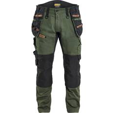 Blåkläder Blaklader Craftsman Trousers With Stretch 19701149 Forest Green/Rust