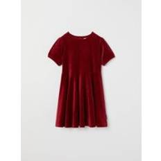 Polarn O. Pyret Dresses Polarn O. Pyret Velour Kids Dress Red 9-10y x