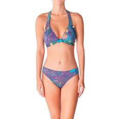 Poliammide Top bikini Huit Bikinioberteil Damen Tropical Jungle Multicolore