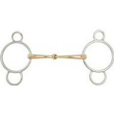 Gebisse Br 3-Ring Gebiss BR Equitation Soft Contact Argenté