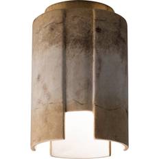 Radiance Outdoor Flush-Mount Fixture 6 Inch 1 LED - Greco Travertine Ceiling Flush Light