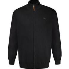 Clothing Duke D555 Franco Knitted Kingsize Full Zip Hoodie Black