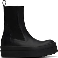 Rick Owens Boots Rick Owens Black Porterville Mega Bumper Beatle Chelsea Boots BLACK/BLACK IT