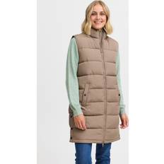 Fransa Oberbekleidung Fransa FRMABELLE Weste Jacke Braun Größe für Damen