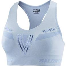 Salomon BH'er Salomon Women's Elevate Move'on Bra Sports-bh grå/hvid
