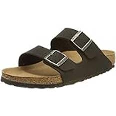 Schoenen Birkenstock Arizona Vegan Regular Black - Bruin/Zwart