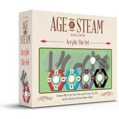 Eagle-Gryphon Games Age of Steam Deluxe Board Game: Acrylic Tile Set Tan (7.0 In. L X 6.0 In. W X 2.0 In. H)