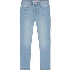 Calvin Klein Girls Pants Children's Clothing Calvin Klein Girls' Stretch Denim Jeans, Full-length Skinny Fit Pants With Pockets, Stratus