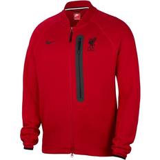 Nike Liverpool F.C. Tech Fleece Jacket - Gym Red/Black