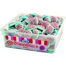 Vidal Jelly Filled Brains Tub 780g (Pack of 1) 120g 1pack