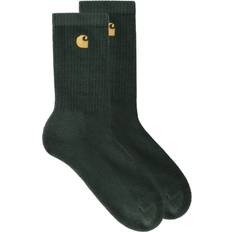 Gold - Unisex Underwear Carhartt WIP Chase Logo Ankle Socks, Sycamore, One