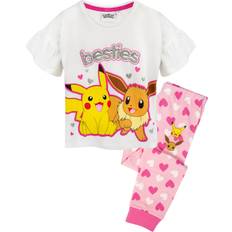 Pokémon Nightwear Children's Clothing Pokémon pink short sleeve long leg pyjama set girls