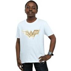 Gold T-shirts DC Comics Wonder Woman Gold Emblem T-Shirt White 12-13 Years