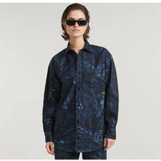 Blå - Dame - Overshirts Jakker G-Star Relaxed Overshirt blue Women