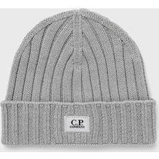 C.P. Company Mützen C.P. Company EXTRA FINE MERINO WOOL LOGO BEANIE men Beanies grey in Größe:ONE