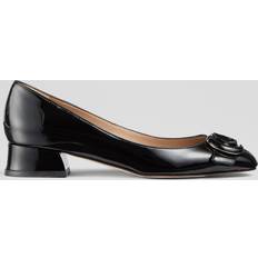 Patent Leather Heels & Pumps L.K.Bennett Cici Patent Leather Heeled Courts, Black