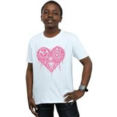 Marvel Barnkläder Marvel Heart Avengers T-Shirt White Years