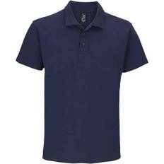 Clothing Sols Summer II Pique Short Sleeve Polo Shirt Navy