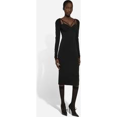 Dolce & Gabbana Short Dresses Dolce & Gabbana Jersey Milano rib calf-length dress