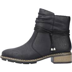 Rieker Damen Schuhe Rieker Stiefelette schwarz