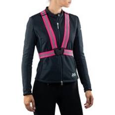 Pink Body Protectors Horze Adjustable riding vest with reflective stripes Adjustable Rose