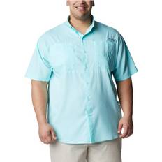 Columbia Men Shirts Columbia PFG Tamiami II Short-Sleeve Shirt for Men Gulf Stream 2X