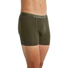 Bruna Underkläder Icebreaker Anatomica boxershorts för män, Loden