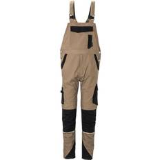 Planam Arbeitshose Herren Latzhose sand/schwarz Größe
