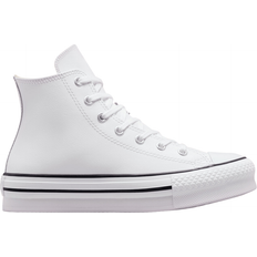 Converse Shoes (High-top Trainers) Chuck Taylor All Star Eva Lift Leather Foundation Hi White