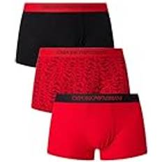 Emporio Armani Men's Underwear Emporio Armani Pack Trunks Rosso/St Rosso/Black