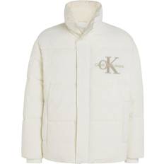 Calvin Klein Veste d’hiver 'Chenille' - beige/blanc naturel