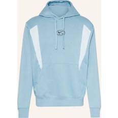 Herre - Hoodies - Turkis Sweatere Nike Sportswear Sweatshirt lyseblå sort hvid