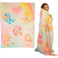 Franco Retro Care Bears Bedding Plush Throw 46 in x 60 in Blankets