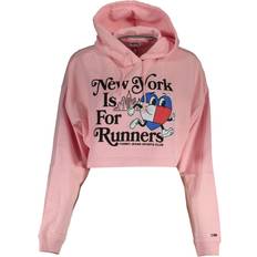 Tommy Hilfiger Pink Sweatere Tommy Hilfiger Pink Cotton Women Sweater