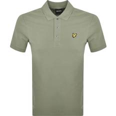 Lyle & Scott Beige Polotrøjer Lyle & Scott Basic Short Sleeve Polo Shirt Beige