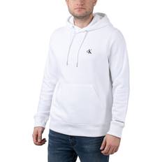 One Size Sweatere Calvin Klein Chic Long Sleeve Hooded Sweatshirt in White 3XL, Bluser, Color_Hvid, Herre, Hoodies, Hvid, Men, New with tags, Sweaters, Sweaters Men Clothing, White, XL
