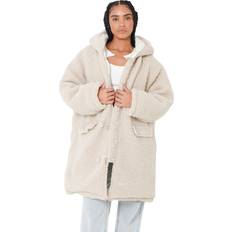 Nylon Cappotti Sixth June Giacca a vento oversize reversibile donna - Beige