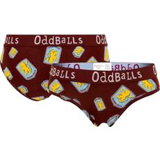 Tøj Aston Villa Oddballs Crest Brief Claret Womens