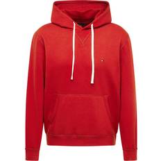 Tommy Hilfiger Drawstring Fleece Hoody DARK MAGMA