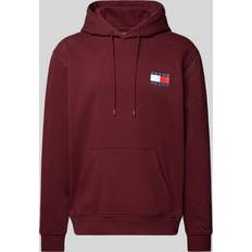 Man - Polyester Truien Tommy Jeans Hoodie met trekkoord en logo