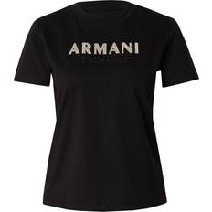 Argento Magliette Armani Exchange T-shirt - Nero